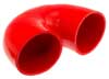 Red Silicone Hose, 4.00" I.D. 180 degree Elbow, 4" Legs