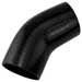 Black Silicone Hose, 4.00" I.D. 45 degree Elbow, 4" Legs