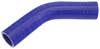 Blue Silicone Hose, 1 1/8" I.D. 45 degree Elbow, 4" Legs