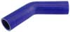 Blue Silicone Hose, 1 1/4" I.D. 45 degree Elbow, 4" Legs