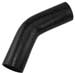Black Silicone Hose, 2 1/2" I.D. 45 degree Elbow, 6" Legs
