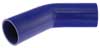 Blue Silicone Hose, 2 1/2" I.D. 45 degree Elbow, 6" Legs