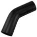 Black Silicone Hose, 2 3/4" I.D. 45 degree Elbow, 6" Legs