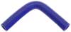 Blue Silicone Hose, 1/2" I.D. 90 degree Elbow, 4" Legs