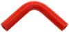 Red Silicone Hose, 5/8" I.D. 90 degree Elbow, 4" Legs