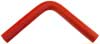 Red Silicone Hose, 5/8" I.D. 90 degree Elbow, 6" Legs