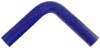 Blue Silicone Hose, 7/8" I.D. 90 degree Elbow, 6" Legs
