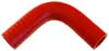 Red Silicone Hose, 1" I.D. 90 degree Elbow, 4" Legs
