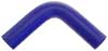 Blue Silicone Hose, 1 3/8" I.D. 90 degree Elbow, 6" Legs