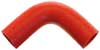Red Silicone Hose, 1 3/8" I.D. 90 degree Elbow, 4" Legs