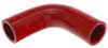 Red Silicone Hose, 1 3/8" I.D. 90 degree Elbow, 4" Legs