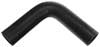 Black Silicone Hose, 1 1/2" I.D. 90 degree Elbow, 6" Legs