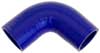 Blue Silicone Hose, 2" I.D. 90 degree Elbow, 4" Legs