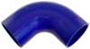 Blue Silicone Hose, 3 3/4" I.D. 90 degree Elbow, 6" Legs