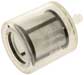 Facet Clear Fuel Filter, Male 1/2-20 to 5/16 Hose