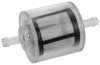 Facet Clear Fuel Filter, 5/16 Hose to 5/16 Hose, 74 Micron
