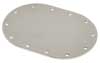 Fuel Safe Small Oval Blank Plate, 12 Bolt, 4x6