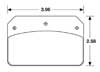 Hawk Brake Pad, Wilwood Dynalite, Outlaw 2000