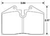 Hawk Brake Pad, Ferrari / Porsche (D345 D446 D608)