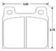 Hawk Brake Pad, Alfa, Ferrari, Porsche 911 (D45, D287)