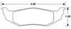 PFC Brake Pad, Dodge / Plymouth Neon Rear (D641)