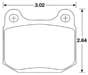 Hawk Brake Pad, Alfa, BMW, Lotus, Nissan (D109, D174, D961)