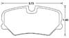 Hawk Brake Pad, Alfa, BMW, SAAB, Mercedes 190E (D439)