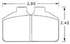 Hawk Brake Pad, Outlaw 2800 / Wilwood Dynalite Bridge Bolt