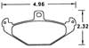 Hawk Brake Pad, Viper Rear, Lotus Elise Rear (D491)