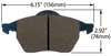 Hawk Brake Pad, Audi, Volkswagen (D840)