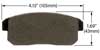 Hawk Brake Pad, Mazda RX8, Nissan Rear (D900)