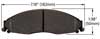 Hawk Brake Pad, Cadillac 03-08 CTS, 05-08 STS (D921)