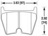Hawk Brake Pad, Audi RS6, VW Phaeton, Brembo 8-Pot (D1029)
