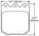 Hawk Brake Pad, Wilwood Dynalite Single / Dynapro Single