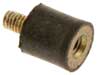 Rubber Shock Mount, M4x0.7 Metric Male-Female Threads