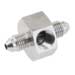 Inline Brake Pressure Switch Tee, 3AN Male - 1/8" NPT