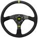 OMP Velocita Flat Steering Wheel, Suede, 350mm (13.8")