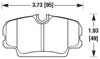 PFC Racing Brake Pad, BMW E30, Front