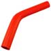 Red Silicone Hose, 1" x 3/4" 45 deg. Reducing Elbow