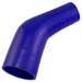 Blue Silicone Hose, 3" to 2" 45 deg. Reducing Elbow