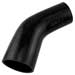 Black Silicone Hose, 3 1/4 x 2 1/2" 45 deg. Reducing Elbow