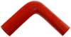 Red Silicone Hose, 1 1/4 x 1" 90 deg. Reducing Elbow