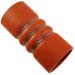 Orange Silicone 500F CAC Hose, 2.50" ID, 6" Length