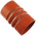 Orange Silicone 500F CAC Hose, 3.50" ID, 6" Length