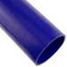 Blue Silicone Hose, Straight, 4 inch ID, 1 Meter Length