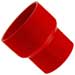 Red Silicone Hose, 4 1/2 x 3 1/2 inch ID Straight Reducer