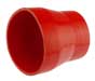 Red Silicone Hose, 5.00 x 4.00 inch ID Straight Reducer