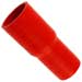 Red Silicone 1 3/4 x 1 1/2" ID Straight Reducer, 4" Length