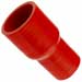 Red Silicone 2 1/4 x 1 3/4" ID Straight Reducer, 4" Length