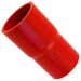 Red Silicone Hose, 2 1/2 x 2 1/4 inch ID Straight Reducer